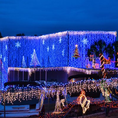 Christmas Lights At Mount Dora Marina