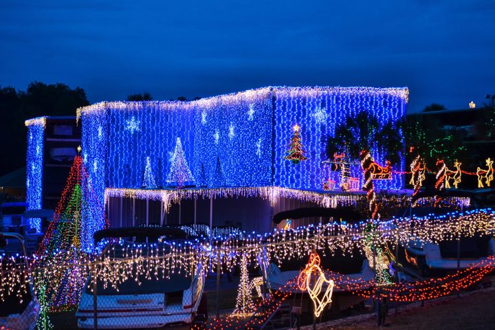 Christmas Lights At Mount Dora Marina