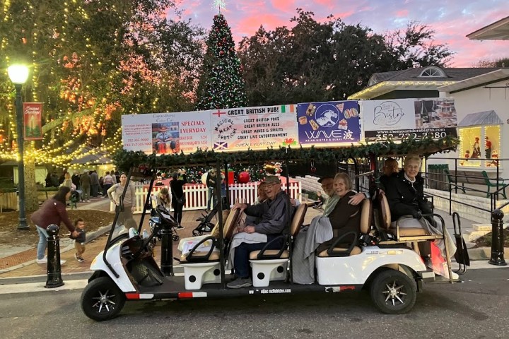 Mount Dora Transit and Tours Christmas Lights Tour in Mount Dora, FL